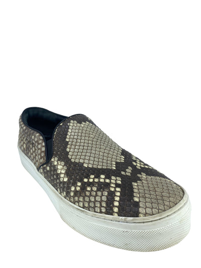 Celine Snakeskin Slip On Sneaker Size 39.5-Consigned Designs