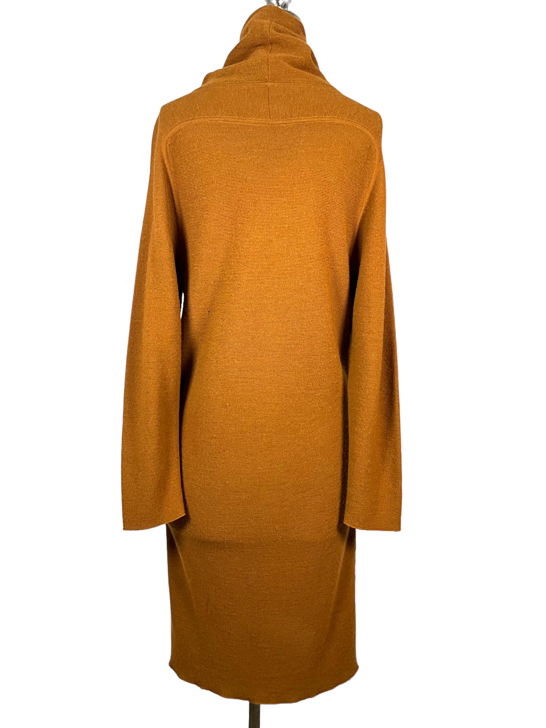 Hermes Brown Printed Silk Twill & Alpaca Knit Long Sleeve