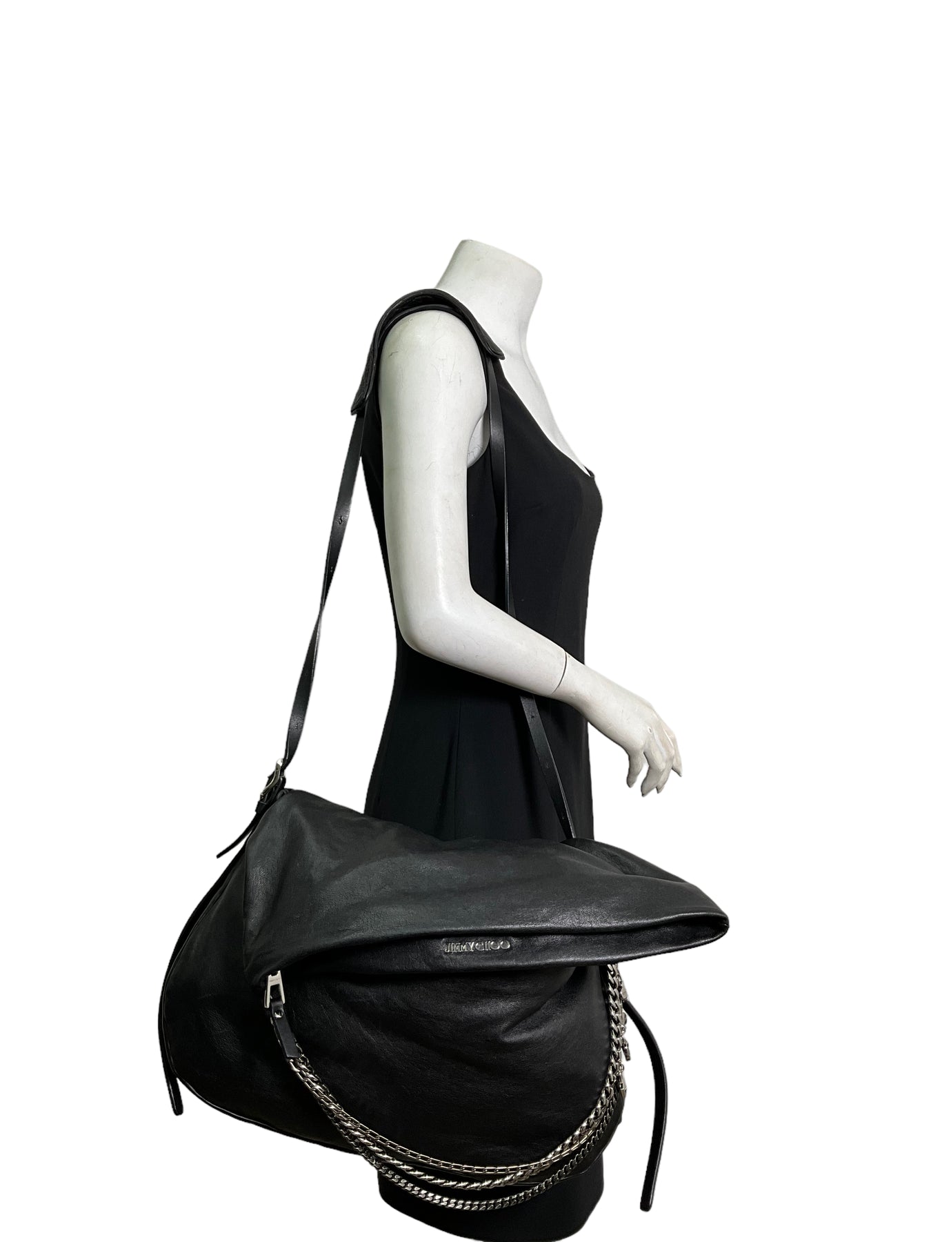 Jimmy Choo Biker Hobo Crossbody Bag Consigned Designs