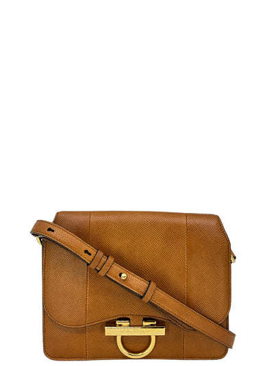 Salvatore Ferragamo Joanne Lizard Crossbody Bag-Consigned Designs