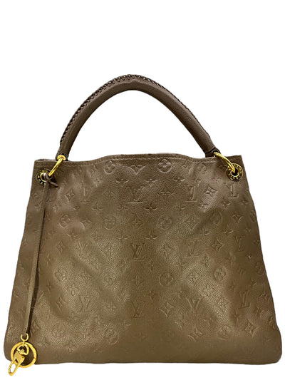 Louis Vuitton Artsy Brown Leather Monogram Handbag-Consigned Designs