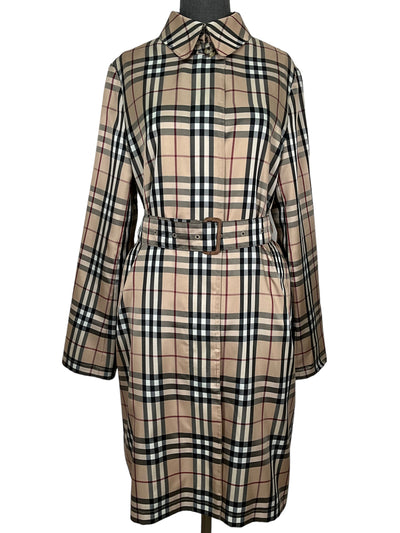 Burberry Check Belted Trench Coat Size M-Consigned Designs