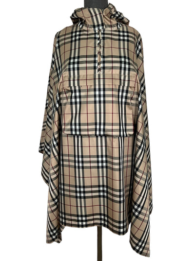 Burberry Check Hooded Poncho-Consigned Designs