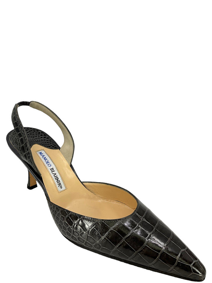 ✨即購入OK✨【未使用】 MANOLO BLAHNIK　 レース 　35サイズ Unused ( Rank NS )MANOLO BLAHNIK Hangisi - GINZA XIAOMA