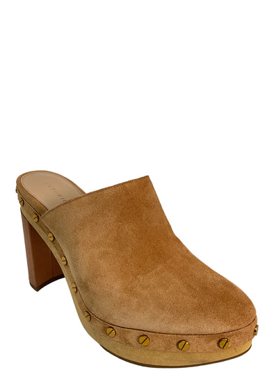 Veronica Beard Grita Suede Clog Size 7m-Consigned Designs