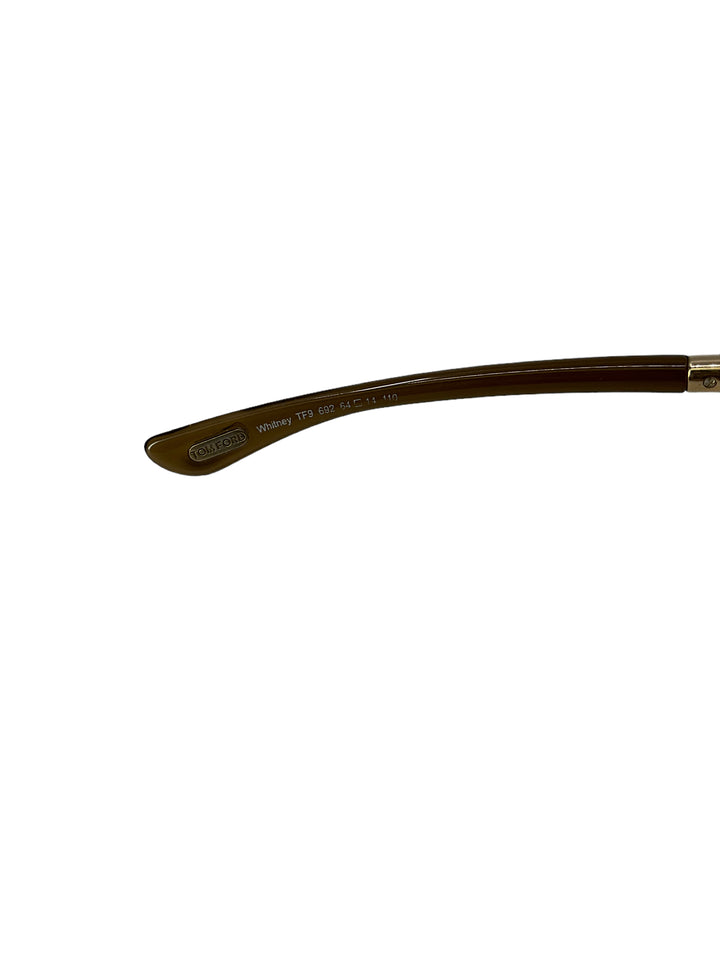 Tom Ford Whitney Brown Sunglasses - Consigned Designs