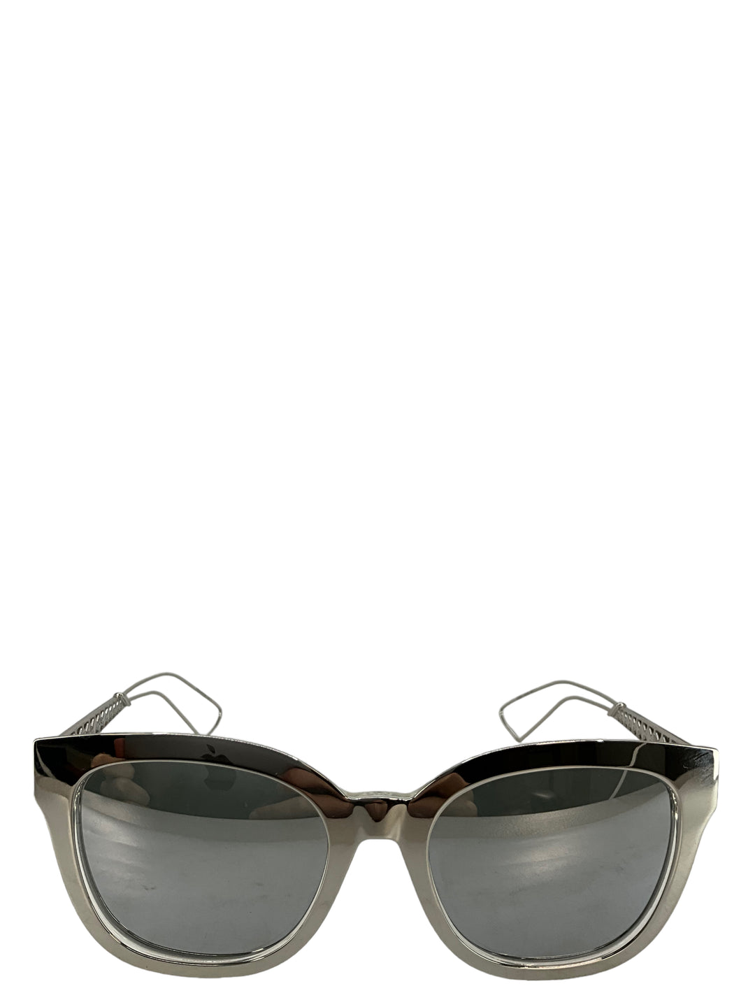 Christian Dior Diorama Silver Metal Sunglasses - Consigned Designs