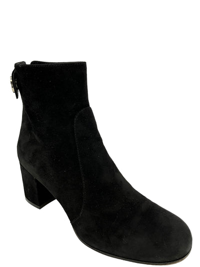 Gianvito Rossi Black Suede Booties Size 8-Consigned Designs