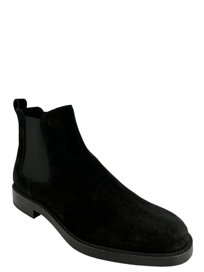 Tod's Black Suede Chelsea Boots Size 7.5-Consigned Designs