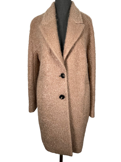 Peserico Camel Mohair Coat Size S-Consigned Designs