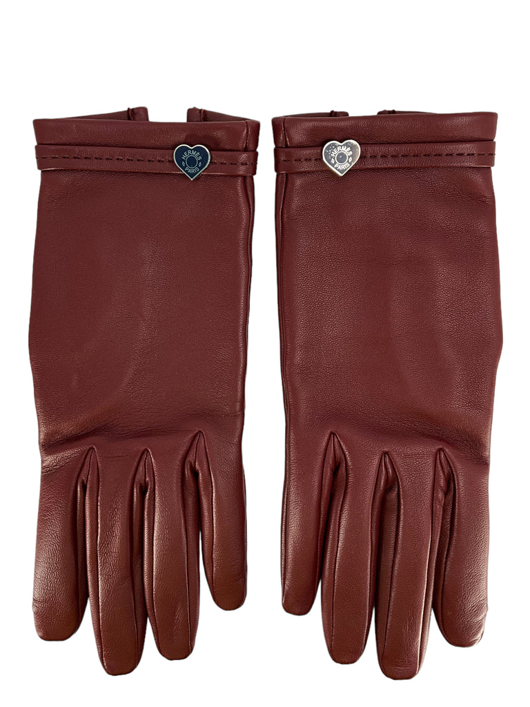 Hermes Lambskin Dream Love Gloves Size 7.5 NEW - Consigned Designs