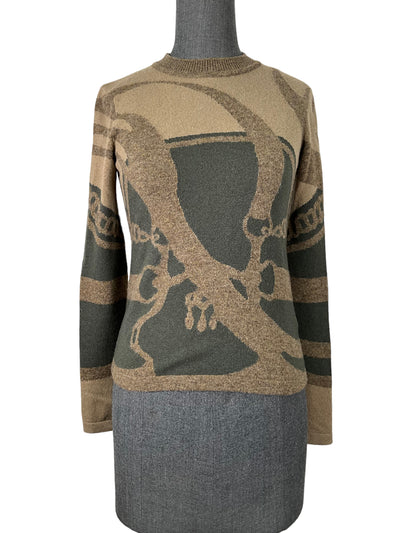 Hermes La Promenade Du Matin Cashmere Sweater Size XS-Consigned Designs