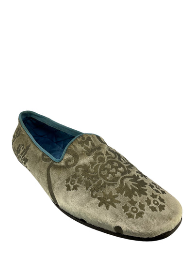 Gucci Gold Brocade Flats Size 7.5-Consigned Designs