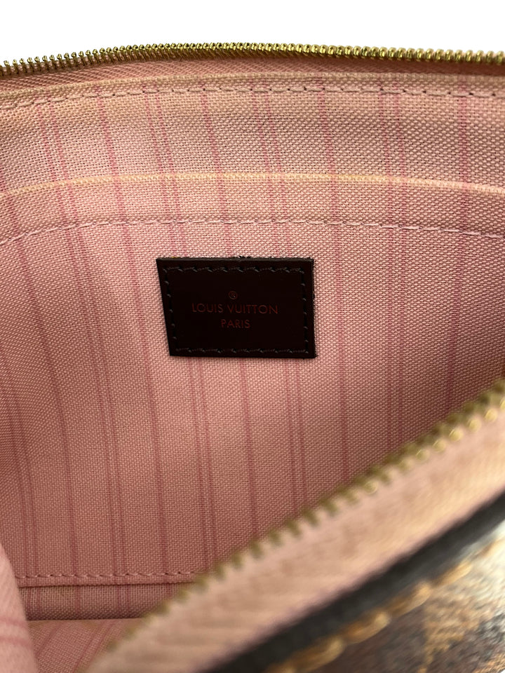 LOUIS VUITTON Damier Ebene Neverfull Pochette - Consigned Designs