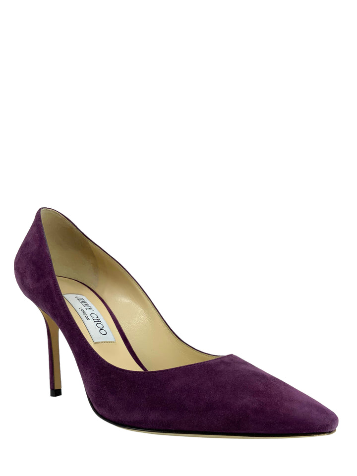 Jimmy Choo Romy 85 Suede Pumps Size 10 - Consigned Designs