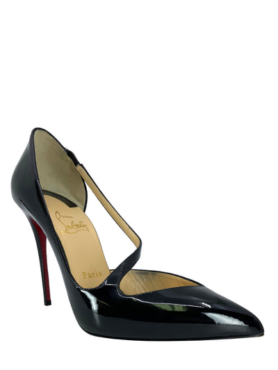 Christian Louboutin Jumping Patent Leather Pumps Size 7.5-Consigned Designs