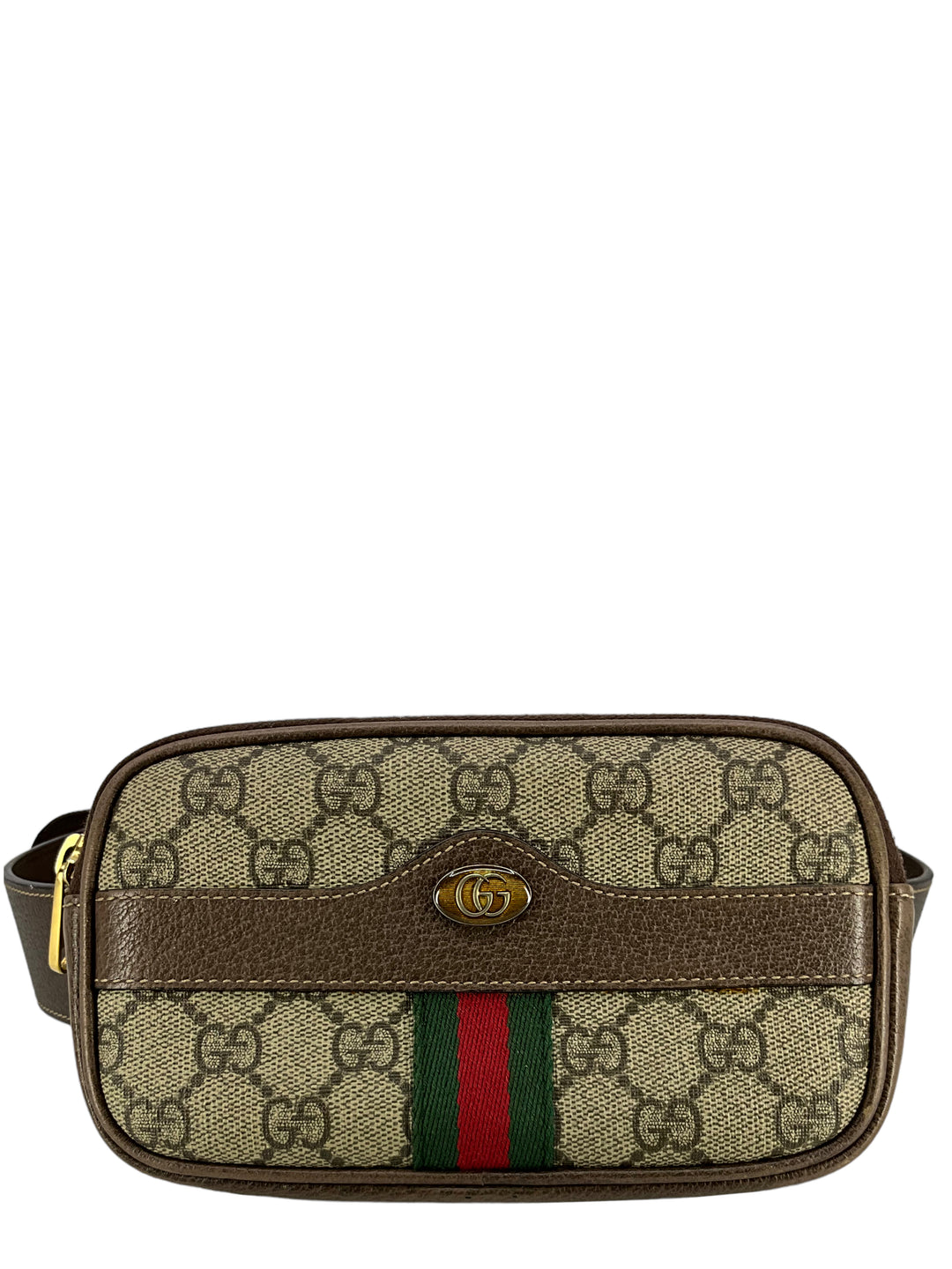 GUCCI GG Supreme Canvas Mini Ophidia Belt Bag Size 85 34
