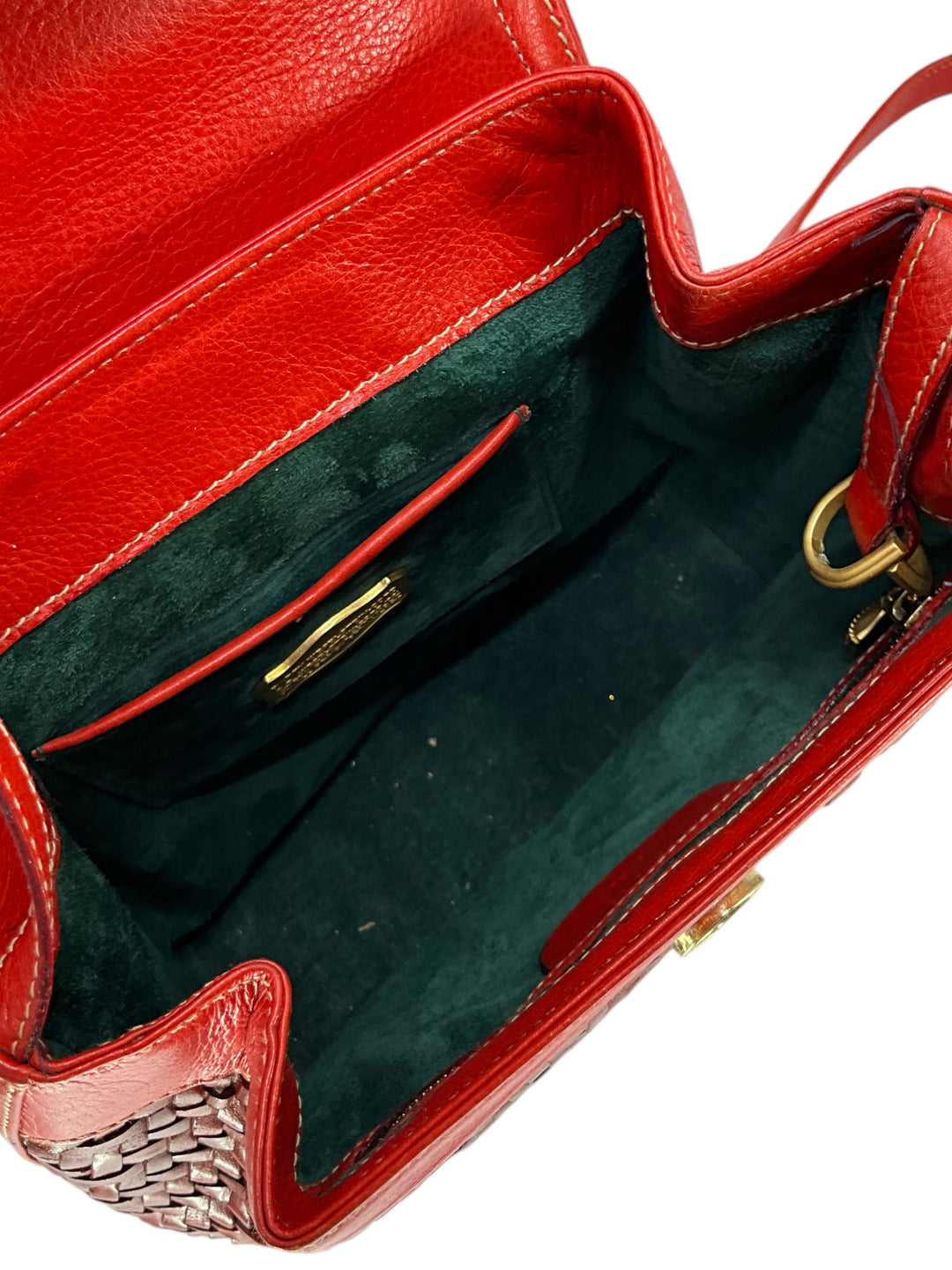 Barry Kieselstein-Cord Woven Leather Alligator Trophy Bag