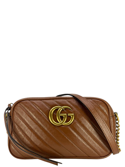 Gucci GG Marmont Small Matelassé Shoulder Bag-Consigned Designs