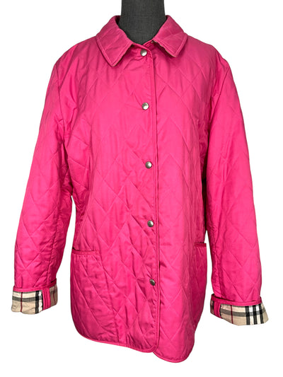 Burberry London Diamond Quilted Jacket Size L-Consigned Designs