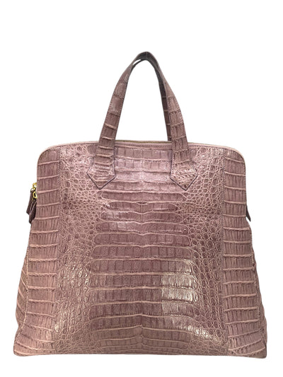 NANCY GONZALEZ Crocodile Large Top Handle Bag-Consigned Designs