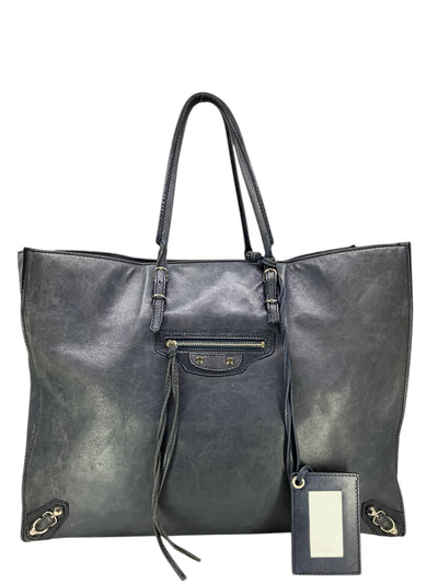 Balenciaga Lambskin Leather Papier A4 Tote-Consigned Designs