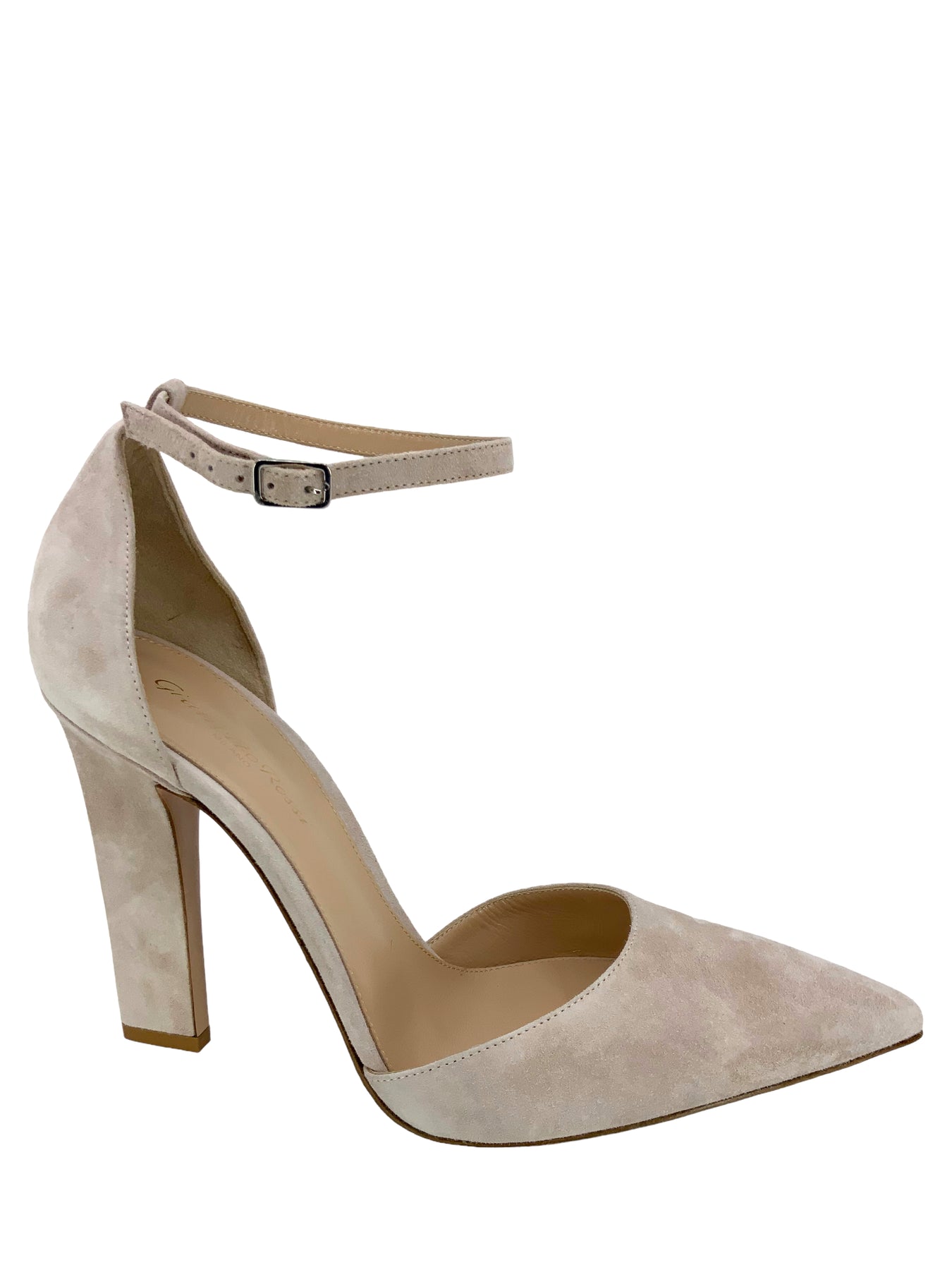 Gianvito Rossi Suede Ankle Strap Pumps Size 11 NEW Consigned Designs