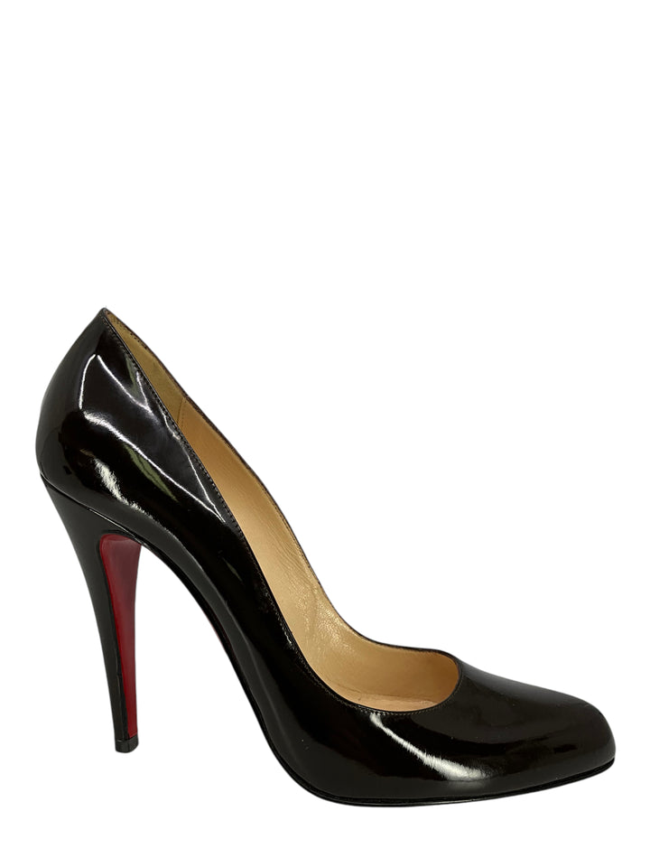 Christian Louboutin Patent Leather Pumps Size 8 NEW - Consigned