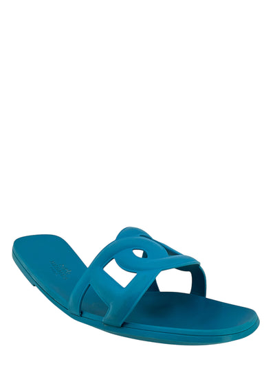 HERMES Rubber Aloha Sandals Size 37-Consigned Designs