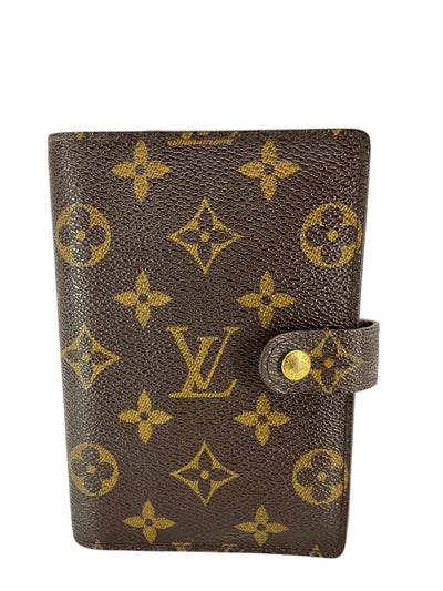 Louis Vuitton Monogram Canvas Small Ring Agenda Cover-Consigned Designs