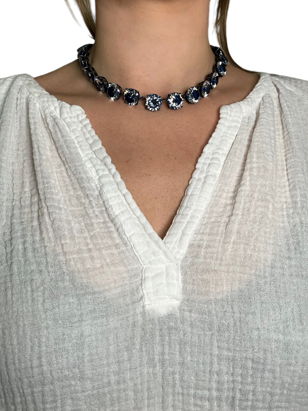 店内商品がすべてレジにて半額！！ Bottega Veneta Oxidized Sterling Silver Cubic Zirconia アクセサリー