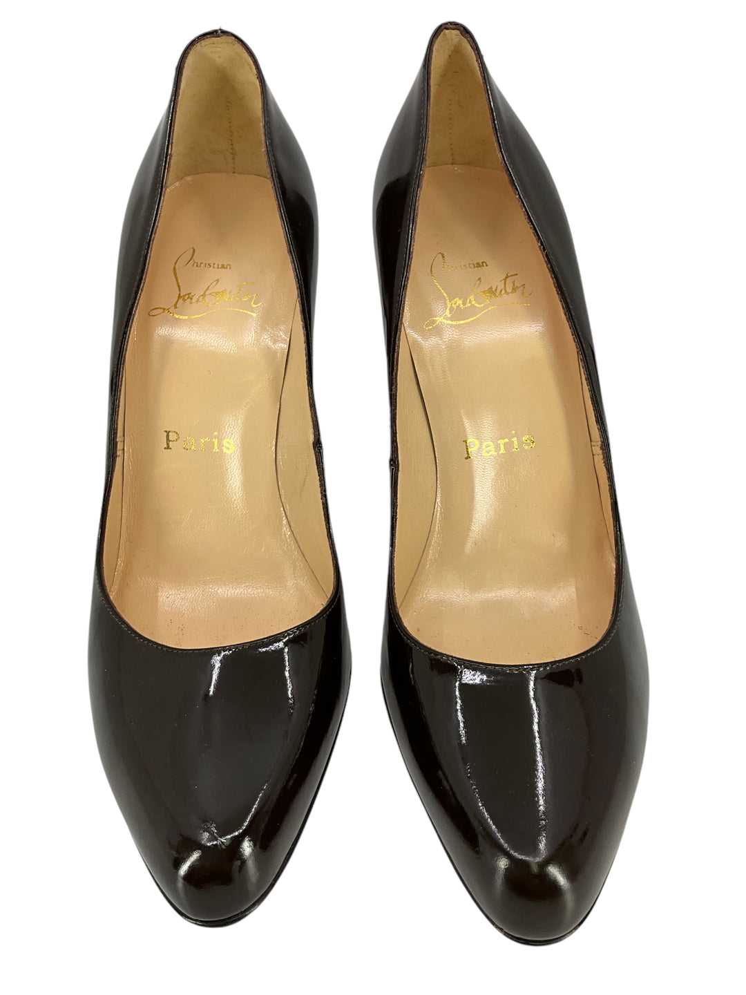 Christian Louboutin Patent Leather Pumps Size 8 NEW - Consigned
