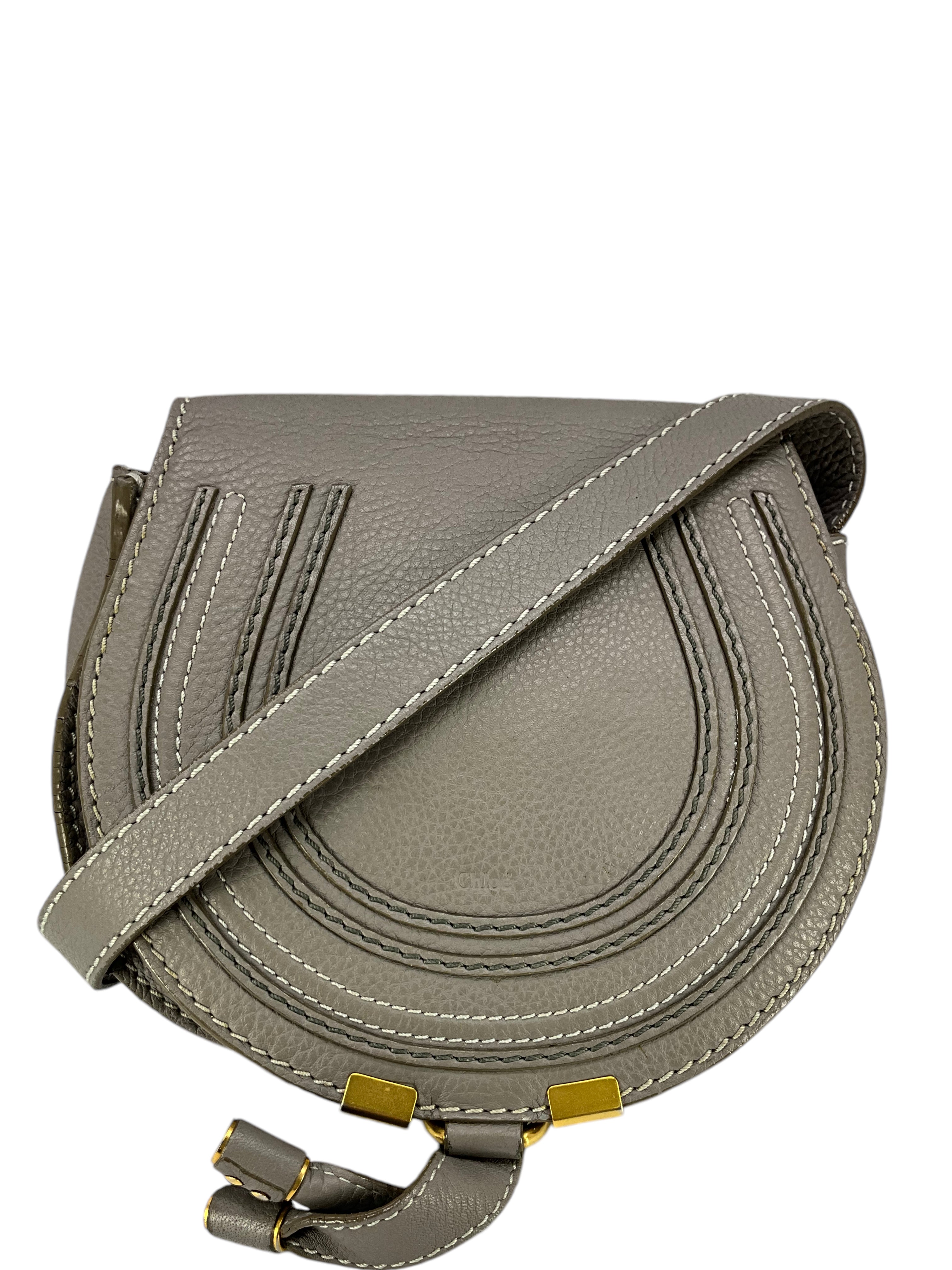 CHLOÉ Marcie Small Leather Crossbody Bag - Consigned Designs