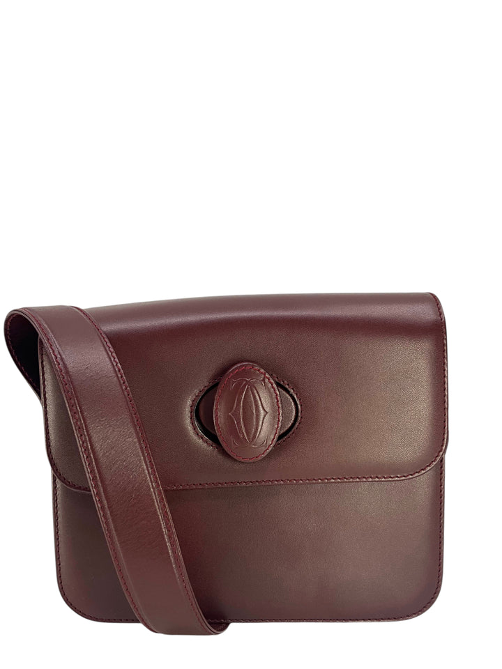 must de Cartier クラッチバッグ ダークブラウン must de Cartier クラッチバッグ ダークブラウン Cartier