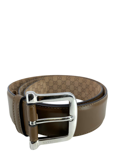 Gucci Smooth Leather Belt Size 80-Consigned Designs