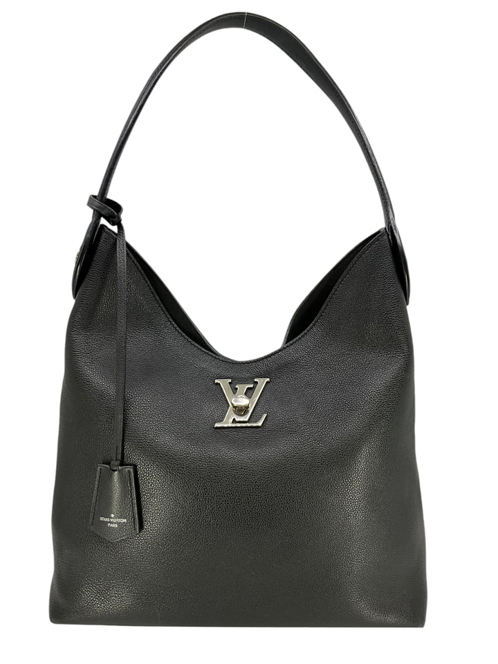 LOUIS VUITTON Calfskin Lockme Hobo Bag - Consigned Designs display picture 2