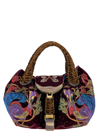 Fendi Embroidered Squirrel Spy Bag-Consigned Designs