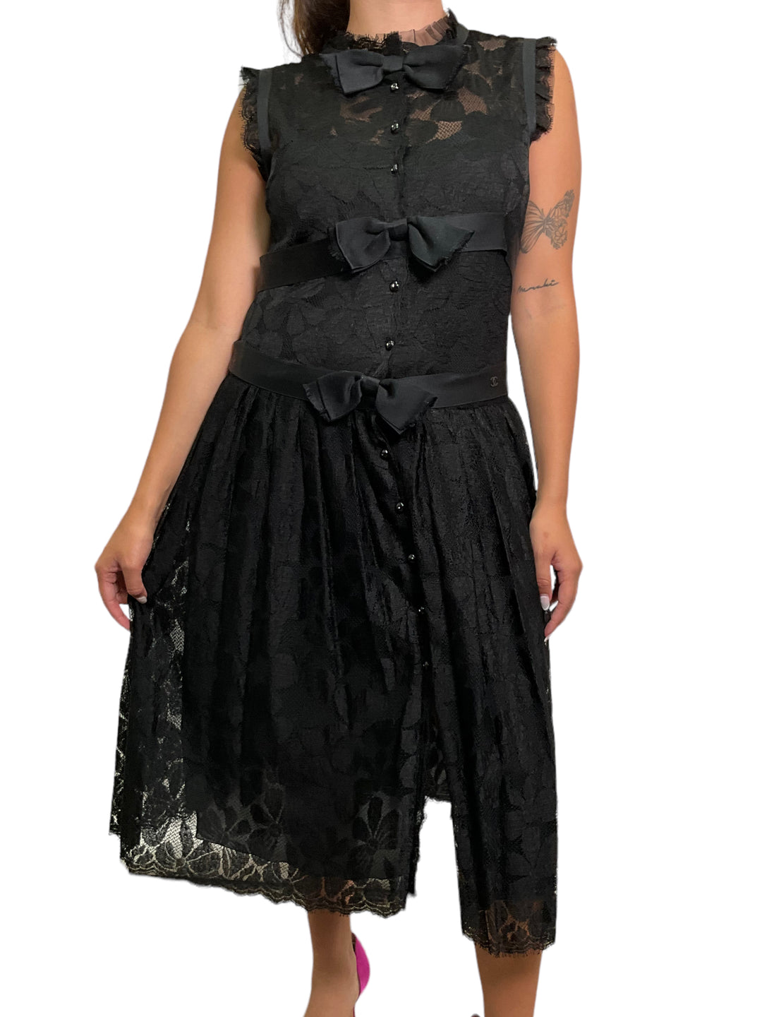 stretchy lace dress Ulla Johnson Women's Venus Lace Maxi Dress - Noir