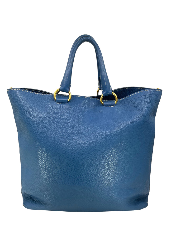 Prada Vitello Daino Open Shopper Tote Bag - Consigned Designs