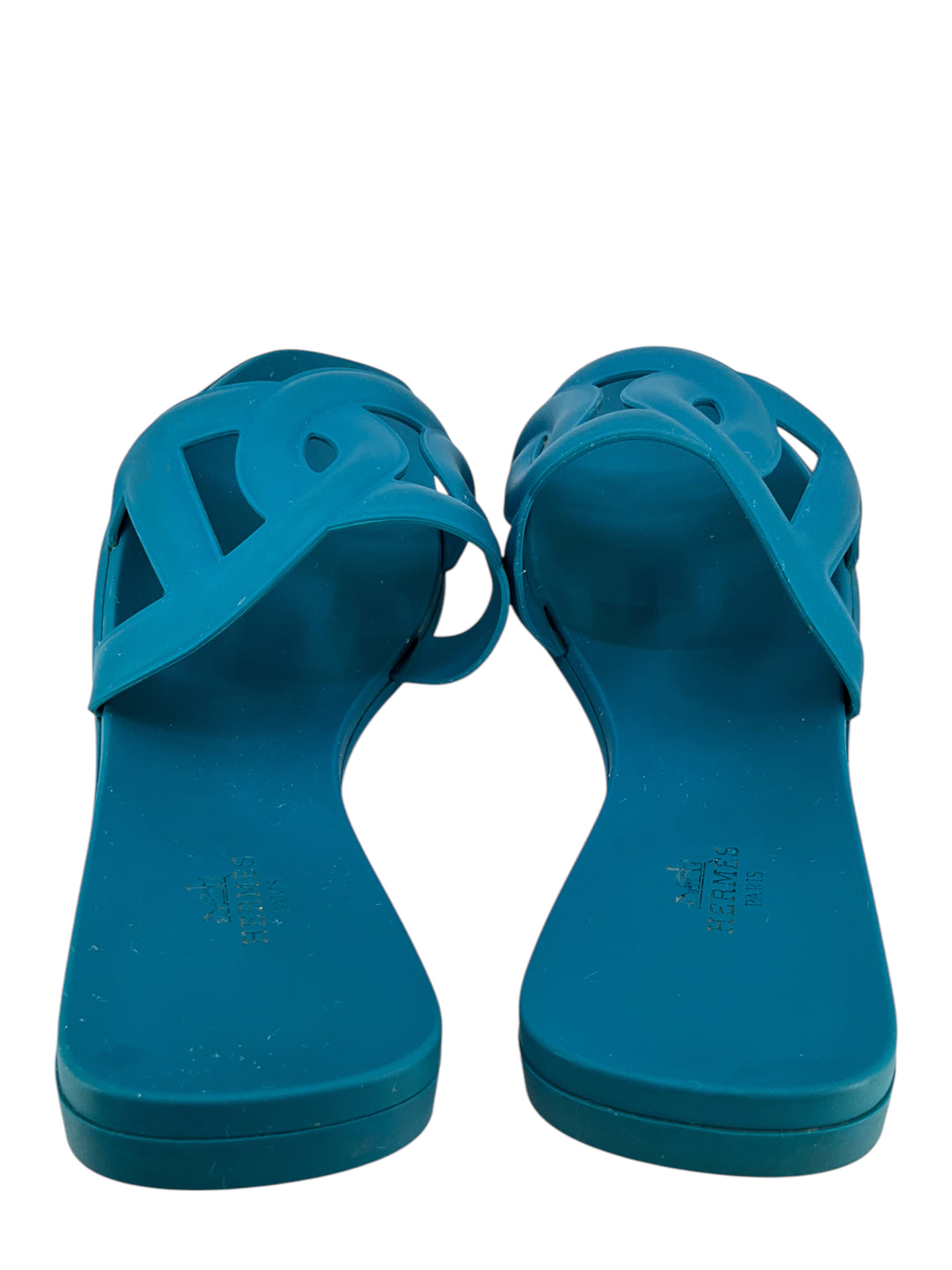 HERMES Rubber Aloha Sandals Size 37 - Consigned Designs