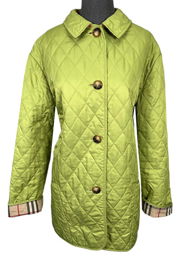 Burberry London Diamond Quilted Jacket Size L-Consigned Designs