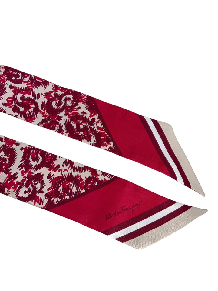 Salvatore Ferragamo Printed Twilly Band - Consigned Designs