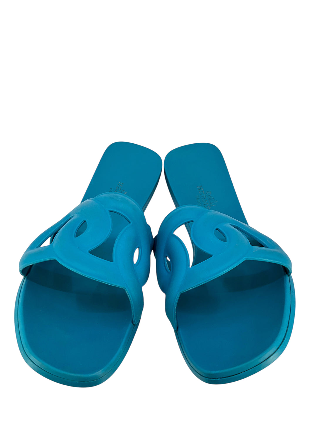 HERMES Rubber Aloha Sandals Size 37 - Consigned Designs