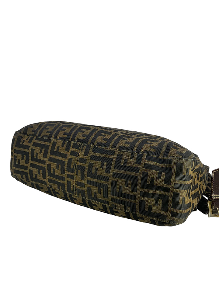 FENDI Vintage Zucca Canvas Shoulder Bag - Consigned Designs