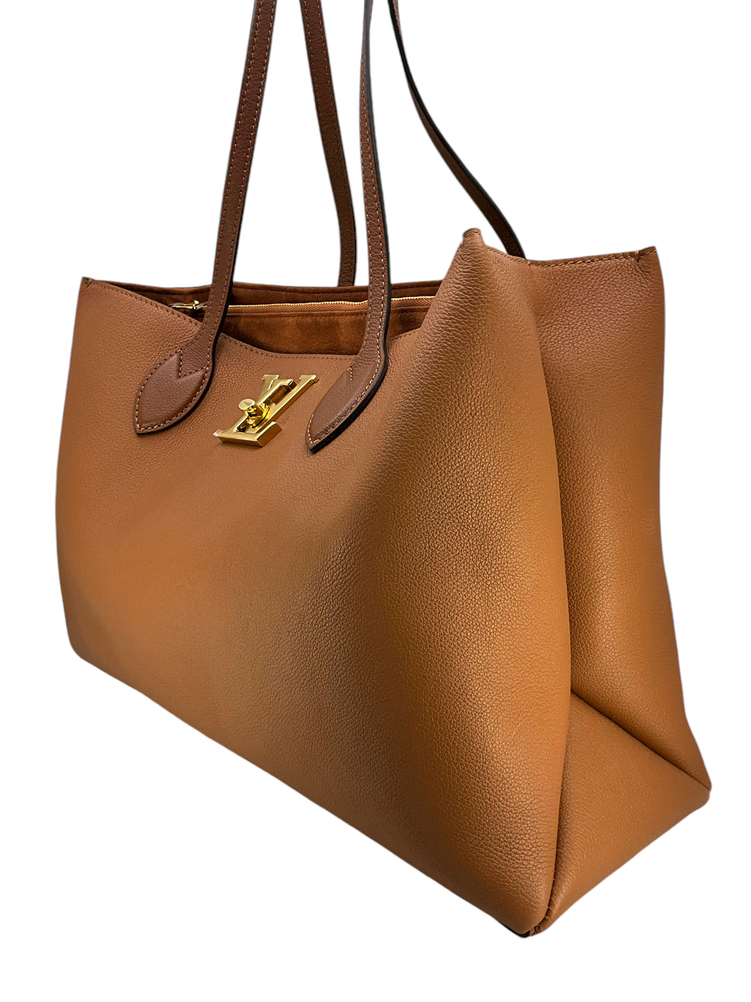 LOUIS VUITTON Calfskin Lockme Shopping Tote Bag - Consigned Designs