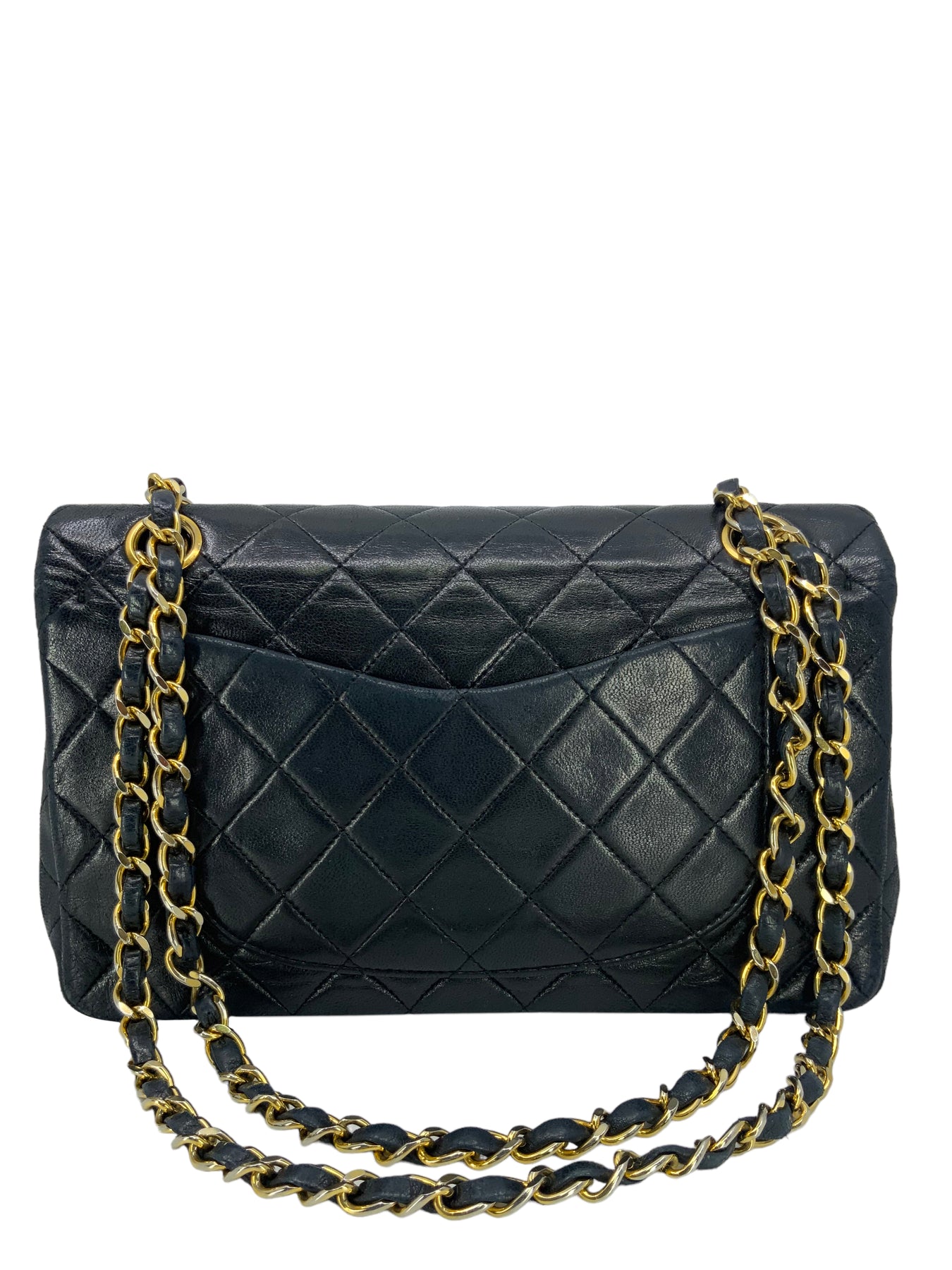 Chanel Lambskin Mini Rectangular Classic Flap with Gold Hardware– TC