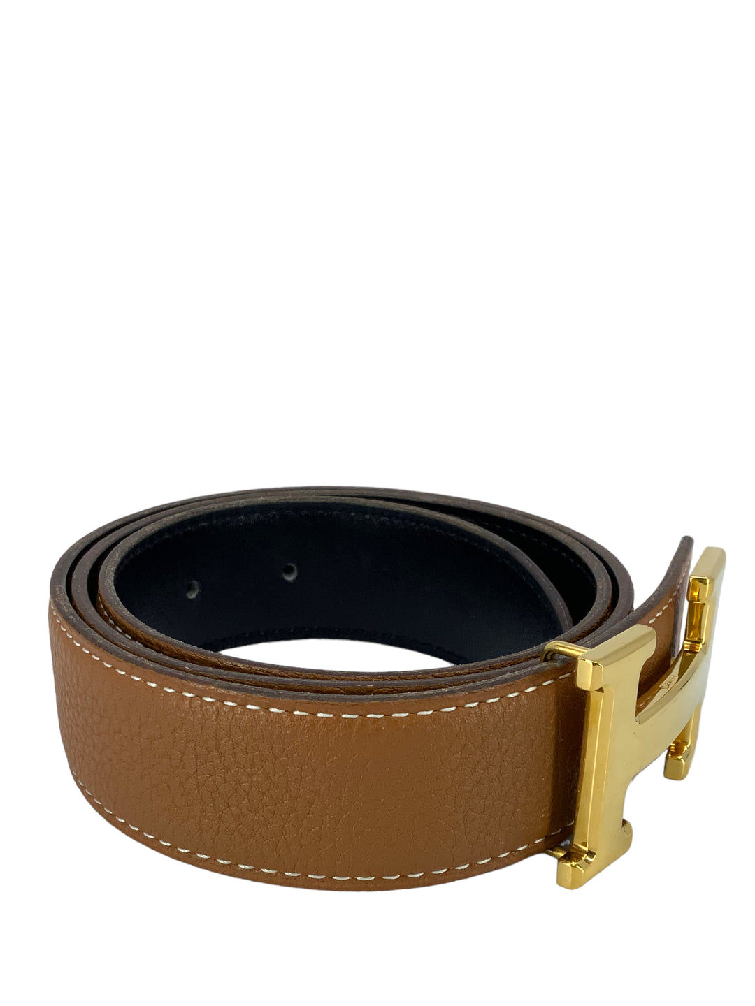 Hermes Leather Reversible Constance H Belt 32mm - Consigned Designs