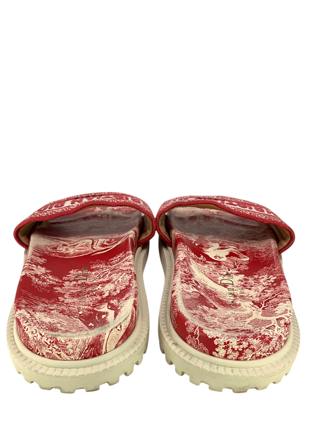 DIOR DWAY Toile De Jouy Slide Sandals Size 9.5 - Consigned Designs