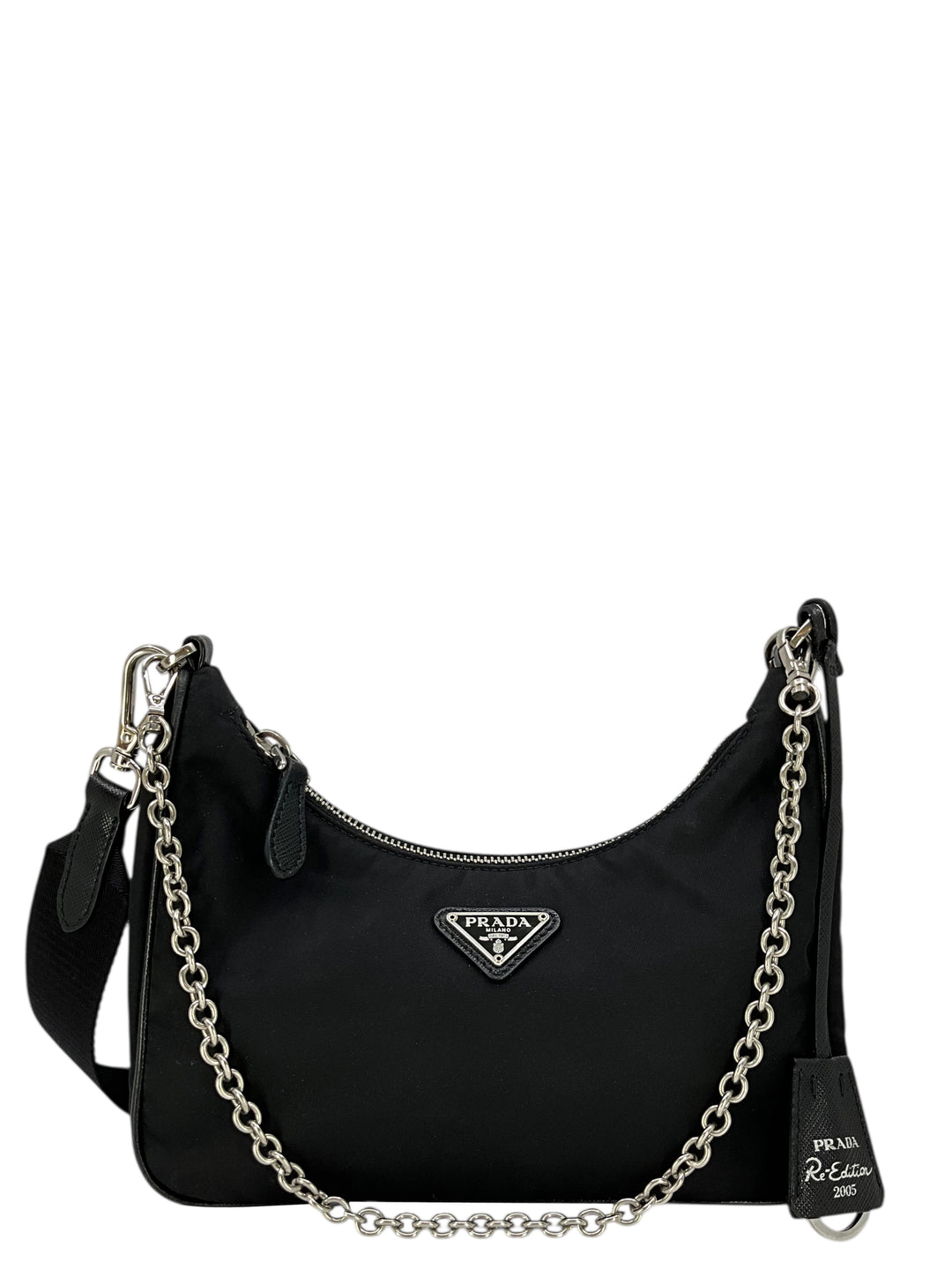 Prada Re-Edition 2005 Re-Nylon bag 黒/ゴールド Prada Re-Edition Shoulder Bag | Black | FARFETCH JO