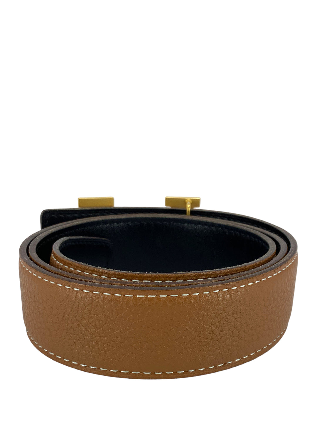 Hermes Leather Reversible Constance H Belt 32mm - Consigned  display picture 1